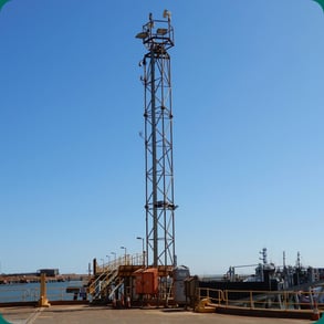 berth lighting tower upgrade for port facilities western australia. Pile design and site support. Structural engineering assessments condition and risk management. Mining, Ports, Heavy Industry Support.