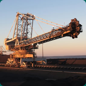 Bucket wheel reclaimer pilbara western australia balanced machine, bulk handling structural engineering assessments condition and risk management