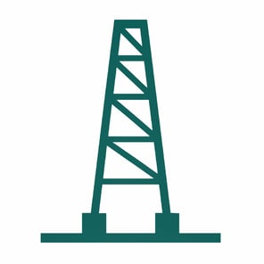 Sketch of a light tower providing site illumination for construction, mining, and industrial facilities. Asset inspected by Structural Integrity Engineering for condition assessment, maintenance planning, and structural integrity management.