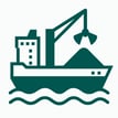 Sketch of a ship unloader used for efficient bulk cargo transfer at ports and maritime terminals. Asset inspected by Structural Integrity Engineering for condition assessment, maintenance planning, and structural integrity management.