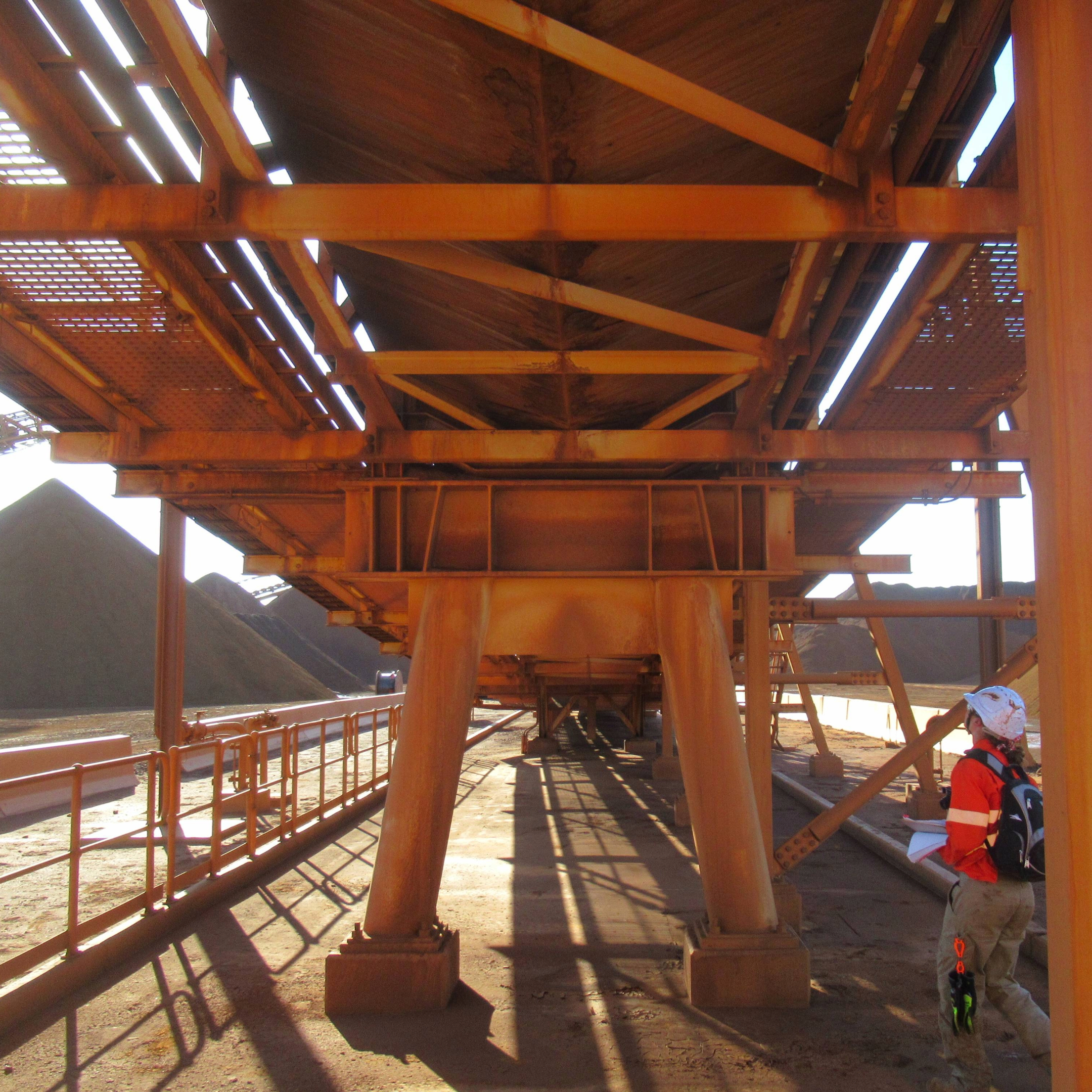 Laura Conroy, Chartered Structural Engineer providing structural design, condition assessment and consulting services for large industrial mining ports and marine infrastructure.