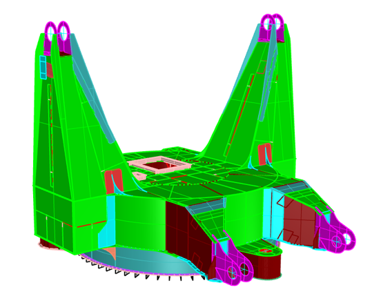 Advanced structural analysis of balanced machine infrastructure to assess structural performance, identify operational risks and support asset integrity management in mining operations.