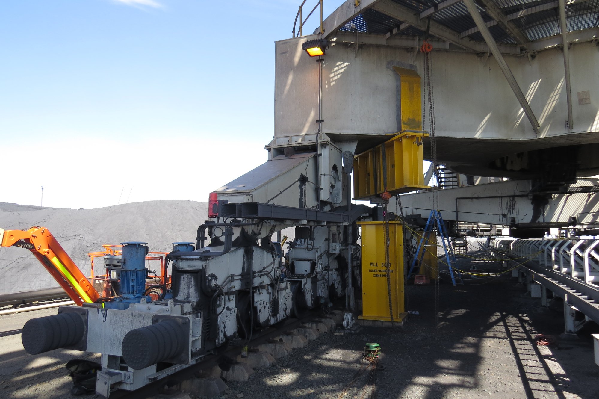 Structural engineering support for major maintenance and weighing activities on balanced bulk materials handling machinery. Weighing as part of audit confirms assumptions. Structural engineering support for major maintenance and weighing activities on balanced bulk materials handling machinery. Weighing as part of audit confirms assumptions.