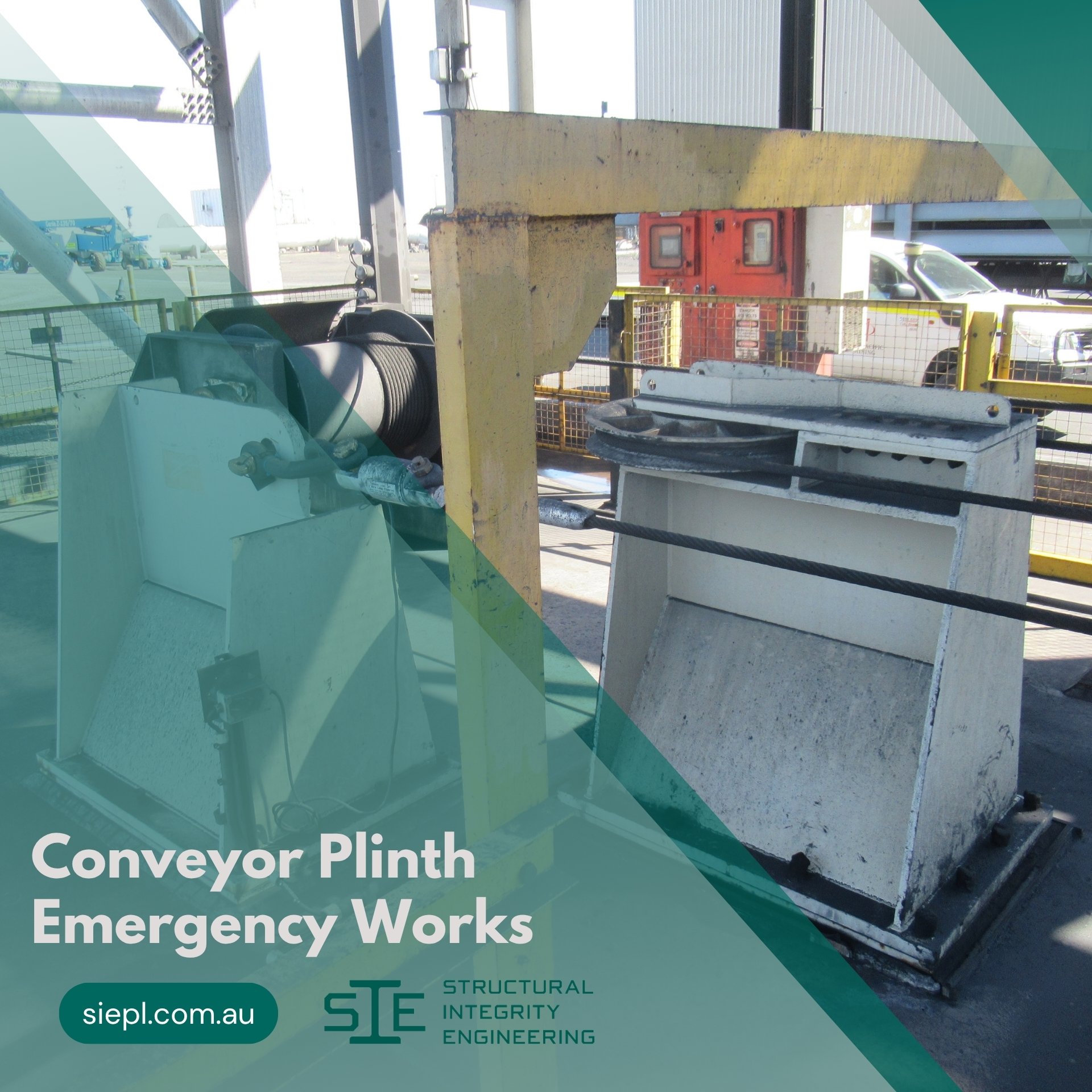 Conveyor plinth replacement project completed to improve structural integrity, extend asset life, and support safe conveyor operations.