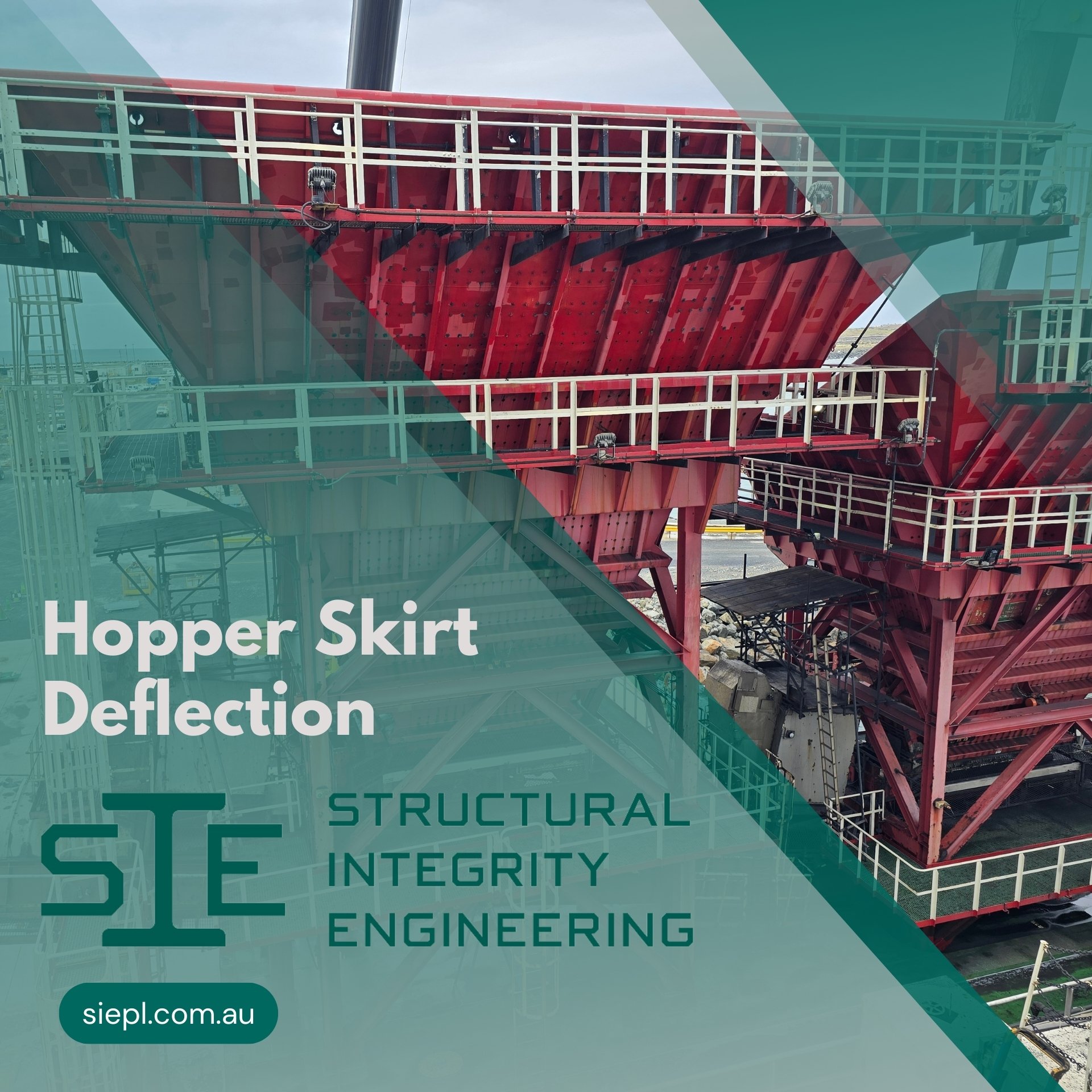 Engineering advanced analysis of hopper skirt deflection used to identify performance issues and improve operational reliability.