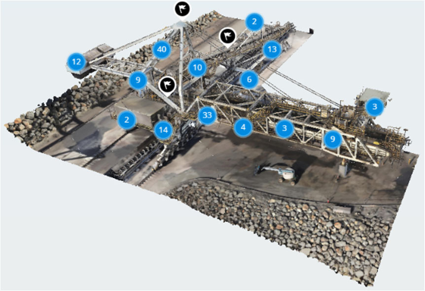 3D reality model RPA Drone Capture Minesite Heavy Industrial Infrastructure Ports Bulk Handling Machines Qualified CASA approved pilots CRP MSIC Perth WA 3D reality model RPA Drone Capture Minesite Heavy Industrial Infrastructure Ports Bulk Handling Machines Qualified CASA approved pilots CRP MSIC Perth WA