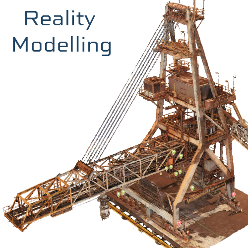 3D reality model RPA Drone Capture Minesite Heavy Industrial Infrastructure Ports Bulk Handling Machines Qualified CASA approved pilots CRP MSIC Perth WA